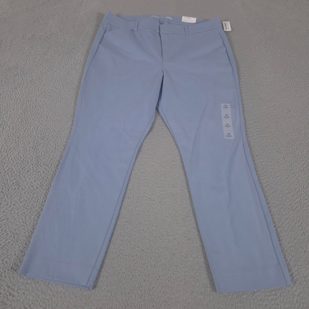 Old Navy Pants Womens 16 Pixie Skinny Ankle High-Waisted Stretch Tapered NEW $45